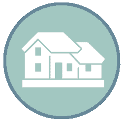 PrimeLivingLogo_house circle Prime Living Logo feather